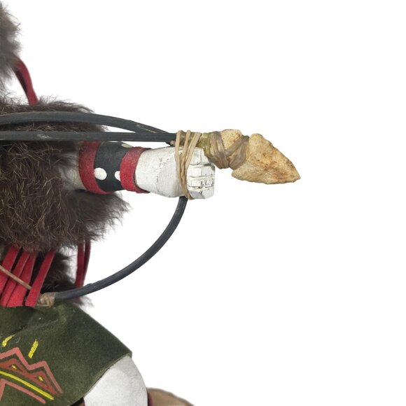 Buffalo Warrior by Brenda Juan 12 in Kachina Doll - Picture 6 of 7
